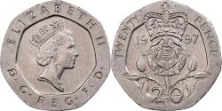 World Coins - Great Britain, Elizabeth II, 20 Pence, 1997, Copper-nickel, , KM:939