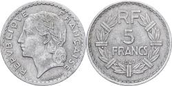 World Coins - France, 5 Francs, Lavrillier, 1947, Paris, Aluminum, , Gadoury:766a