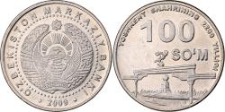 World Coins - Uzbekistan, 100 Som, 2009, Nickel plated steel, , KM:31