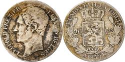 World Coins - Coin, Belgium, Leopold I, 20 Centimes, 1853, , Silver, KM:19