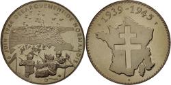 World Coins - France, Medal, Débarquement de Normandie, The Fifth Republic, History
