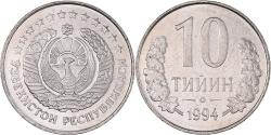 World Coins - Uzbekistan, 10 Tiyin, 1994, Nickel Clad Steel, , KM:4.1