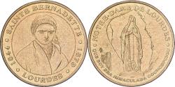 World Coins - France, Token, Lourdes - Ste Bernadette, 2004, Copper-nickel Aluminium, MDP