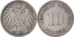 World Coins - Coin, GERMANY - EMPIRE, Wilhelm II, 10 Pfennig, 1901, Karlsruhe,