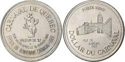 World Coins - Canada, Dollar, Carnaval de Québec, 1989, Cupronickel, Porte Kent,