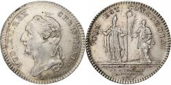 World Coins - France, Token, Louis XVI, Paroisse de Saint-Germain-l'Auxerrois, 1734, Silver