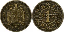 World Coins - Coin, Spain, Peseta, 1944, , Aluminum-Bronze, KM:767