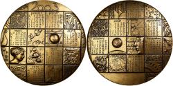 World Coins - France, Medal, Calendar 2003, 2003, MDP, Bronze, Mayot,