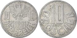 World Coins - Coin, Austria, 10 Groschen, 1967, Vienna, , Aluminum, KM:2878