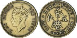 World Coins - Coin, Hong Kong, 5 Cents, 1950, , Copper-Nickel-Zinc
