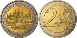 World Coins - Germany, 2 Euro, Mecklenburg-Vorpommern, 2007, Munich, Bi-Metallic,