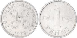 World Coins - Coin, Finland, Penni, 1974
