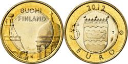 World Coins - Finland, 5 Euro, Uusimaa, 2012, , Bi-Metallic, KM:191