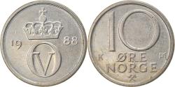 World Coins - Coin, Norway, Olav V, 10 Öre, 1988, , Copper-nickel, KM:416