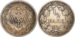 World Coins - Germany, Wilhelm II, 1/2 Mark, 1907, Berlin, Silver, , KM:17