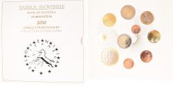 World Coins - Slovenia, Set, 2010, Set 10 Monnaies euro BU.,