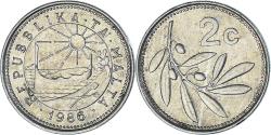 World Coins - Coin, Malta, 2 Cents, 1986