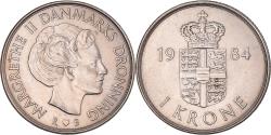World Coins - Coin, Denmark, Margrethe II, Krone, 1984, Copenhagen, , Copper-nickel