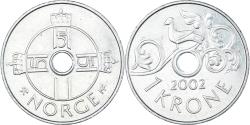 World Coins - Coin, Norway, Krone, 2002