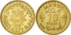 World Coins - Coin, Morocco, 10 Francs, 1951, Paris, , Aluminum-Bronze, KM:E41