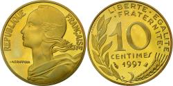 World Coins - Coin, France, Marianne, 10 Centimes, 1997, Paris, BE,