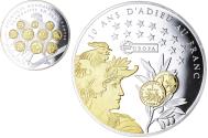 World Coins - France, Medal, 10 ans d'adieu au Franc, Les dernieres monnaies courantes