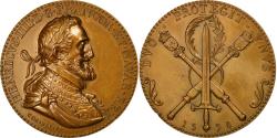 World Coins - France, Medal, Henri IV, Duo Protegit Unus, 1972, Restrike, , Bronze