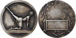 World Coins - France, Medal, Gymnastique, Silvered bronze, Cam.,