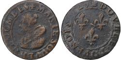 World Coins - Principality of Dombes, Marie de Bourbon-Montpensier, Double Tournois, 1627