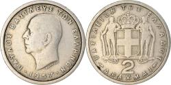 World Coins - Coin, Greece, Paul I, 2 Drachmai, 1957, , Copper-nickel, KM:82