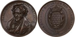 World Coins - France, Medal, La Bretagne historique par Jules Janin, Chateaubriand, 1844