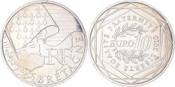 World Coins - France, 10 Euro, Bretagne, 2010, Paris, Silver,