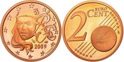 World Coins - France, 2 Euro Cent, 2009, Proof, , Copper Plated Steel, KM:1283