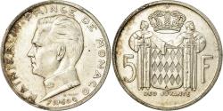 World Coins - Coin, Monaco, Rainier III, 5 Francs, 1960, , Silver, KM:141, Gadoury:MC