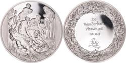 World Coins - France, Medal, Peinture, Rubens, La Pêche Miraculeuse, 1980, Proof,