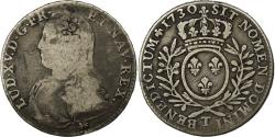 World Coins - Coin, France, Louis XV, 1/2 Écu aux branches d'olivier, 1730, Nantes,