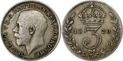 World Coins - Coin, Great Britain, George V, 3 Pence, 1920, , Silver, KM:813