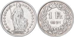 World Coins - Coin, Switzerland, Franc, 1921, Bern, , Silver, KM:24
