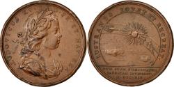 World Coins - France, Medal, Louis XV, Politics, Society, War, 1719, , Bronze