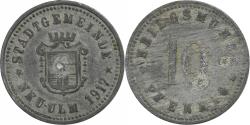 World Coins - Germany, Stadt Neu-Ulm, 10 Pfennig, 1917, , Zinc