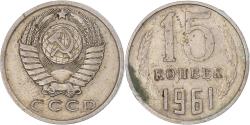 World Coins - Coin, Russia, 15 Kopeks, 1961, , Copper-Nickel-Zinc, KM:131