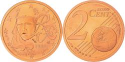World Coins - France, 2 Euro Cent, 1999, Paris, , Copper Plated Steel, Gadoury:2