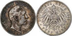 World Coins - German States, PRUSSIA, Wilhelm II, 5 Mark, 1903, Berlin, Silver,