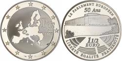 World Coins - France, 1-1/2 Euro, Parlement européen, 2008, Monnaie de Paris, BE,