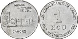World Coins - France, Ecu, Euro des Villes, 1992, Cahors, , Tin-Zinc