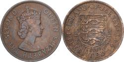 World Coins - Jersey, Elizabeth II, 1/12 Shilling, Undated (1954), Bronze, , KM:20