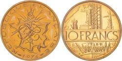 World Coins - Coin, France, Mathieu, 10 Francs, 1976, , Nickel-brass, KM:940