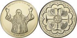 World Coins - Vatican, Medal, Le Pape Benoit XVI, 2005, Copper Plated Silver,