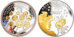 World Coins - France, Medal, 10 ans d'adieu au Franc, Les dernieres monnaies courantes