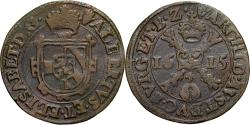 World Coins - Coin, Spanish Netherlands, Albert & Isabella, Duit, 1615, Anvers,